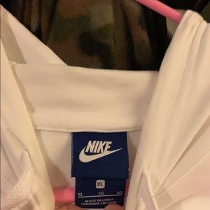 Nike Shirts - Nike White Long Sleeve Hoodie Nike Shirts - Nike White Long Sleeve Hoodie
